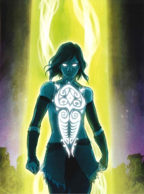 Korra (Raava Avatar State)