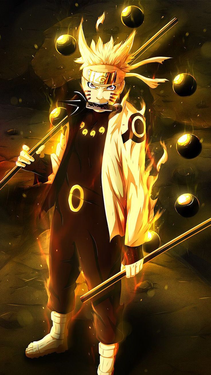 Naruto (Nine Tails Chakra Six Paths)