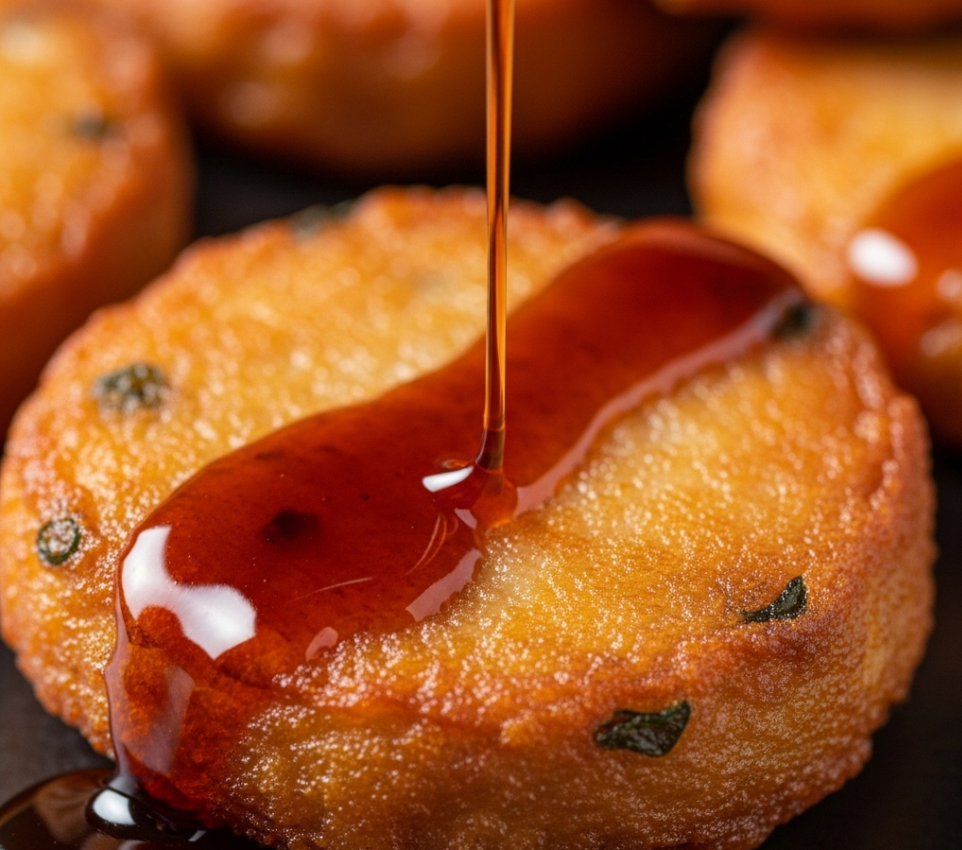 ทอดมันราดซอสเทอริยากิ