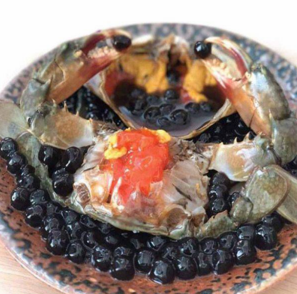 ปูไข่ดองไข่มุก